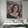 Lana Del Rey Wall Tapestry Aesthetic Wall Hanging Printed Fabric Blanket Decorative Tapestries for Bedroom Living Room Home Decor