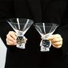 Skull Base Creative Cocktail Glass Thickened Vintage Glass Bar Home Cocktail Party Drinkware Juice Coffee Cold Drinks Soda Cup