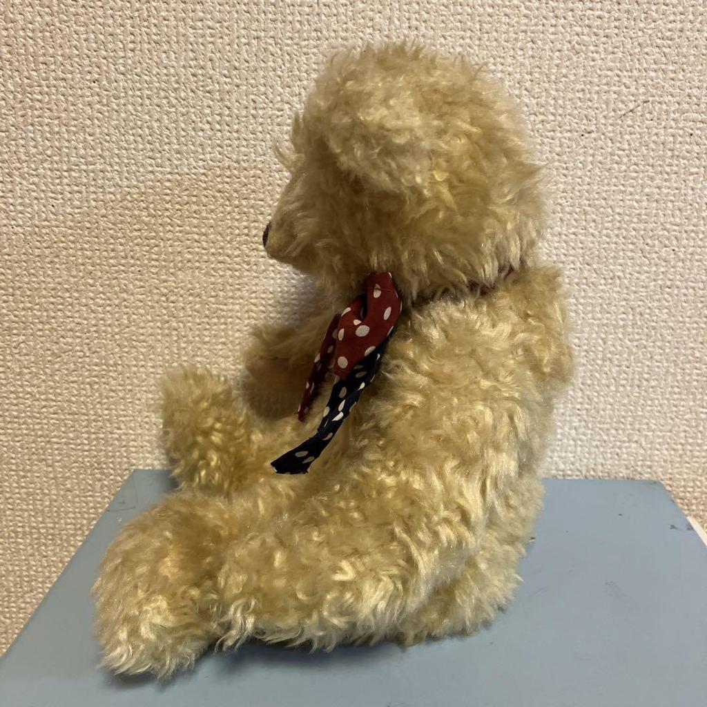 [USED] Sun Arrow Teddy Bear Plush Toy, Fluffy Bear, Gentleman Bear with Ribbon