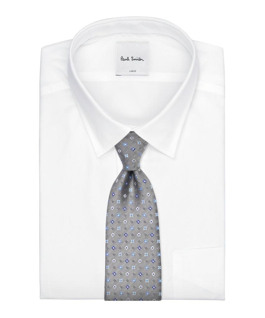 Paul Smith Classic Tie 150061552MJ Silver Gray F