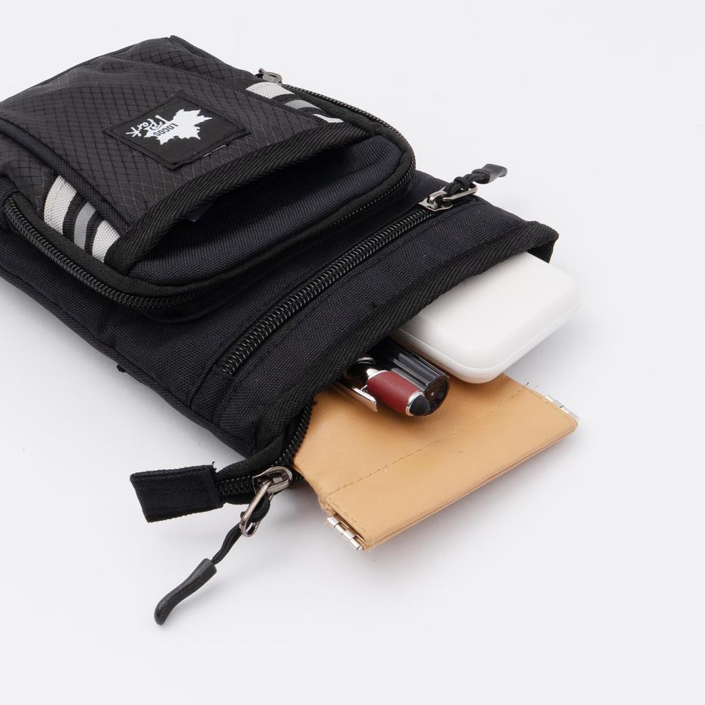 Logo Spark Scissor Bag, Shoulder Bag, Reflective, 3-Way Sacoche, Navy