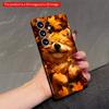 2DFlat Samsung Phone Case Golden Pup Amid Autumn Leaves Applicable To Galaxy S23 S24 S25ULTRA S26 A12 A14 A15 A16 A54 A55