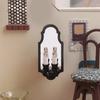 Dollhouses LED Wall Lamp Two Head Wall Lamp for 1/12 Scale Miniature Lighting for Elegant Home Garden Scene Decoration