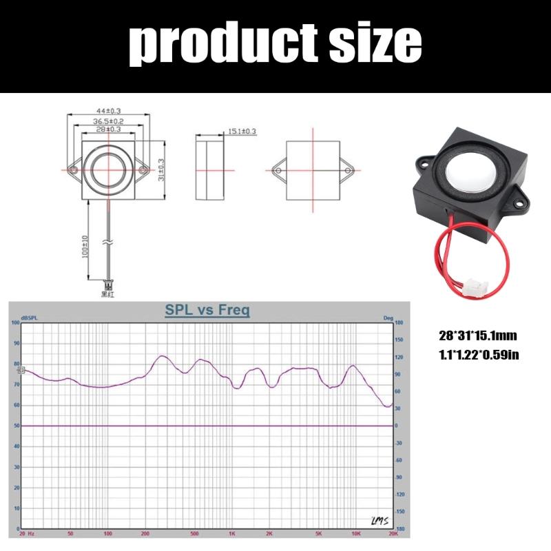 Small  All Frequency Speaker High Performances Mini Speaker Simple To Operate for DIY Sound  Projects & Homes  Systems