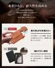 Pass Holds 5 Genuine Leather Thin Can Hold 2 IC Comes with For Commuting to Work or School [LuoLuo] Men's Case, Cards, D-Ring, Butterfly, Cards,