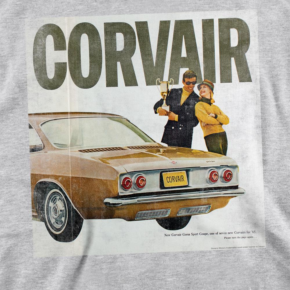 Chevrolet Unisex Adult Corvair Ad Heather Sweatshirt