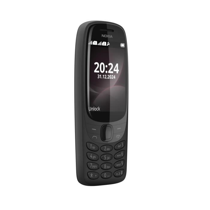 Nokia 6310 2024 Mobilní telefon Černý Displej 2,8 palce Fotoaparát 0,3 MP