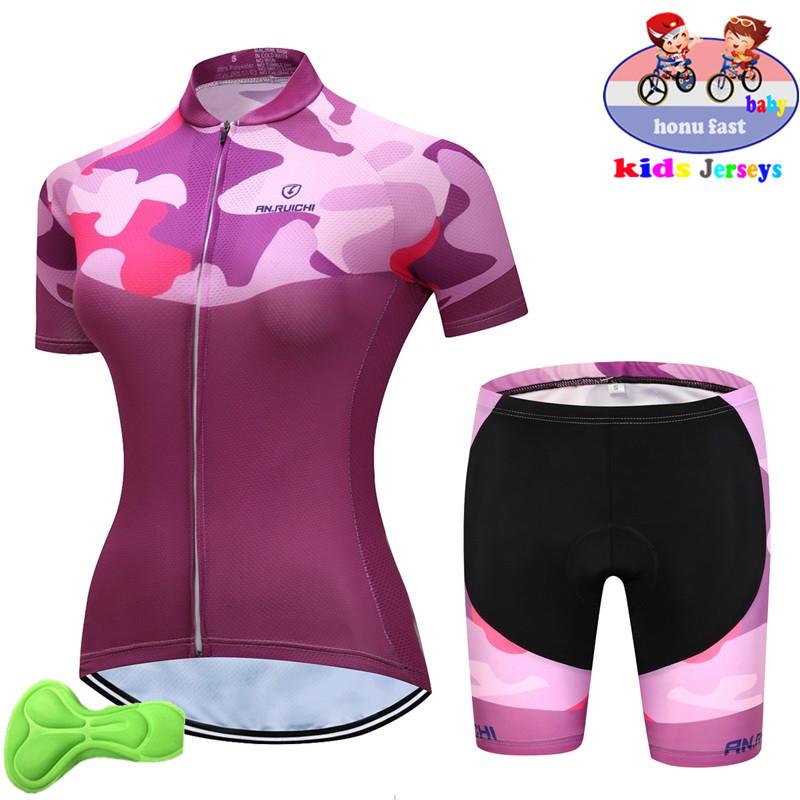 2026 Baby Girl New Kids Short Sleeve  Children Bike Clothing GRILS Quick Dry Summer Bike Uniform 2026 Summer Breathable Cycling Suit Set