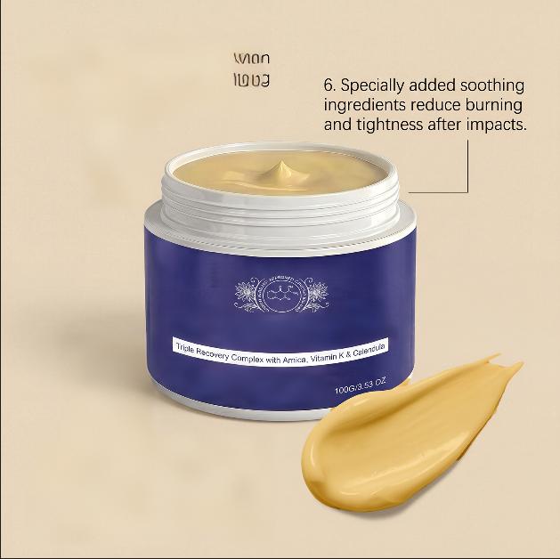 Skin soothing care cream, gentle moisturizing formula, moisturizes the body's dry skin, daily massage and comfortable application 100g