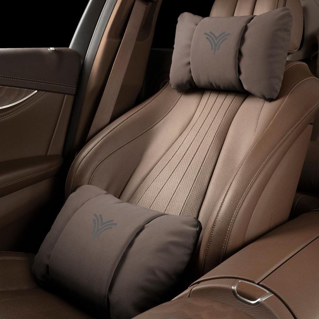 Fits Nezha Headrest & Lumbar Support: Car Neck Pillow & Backrest for Interior Upgrades.