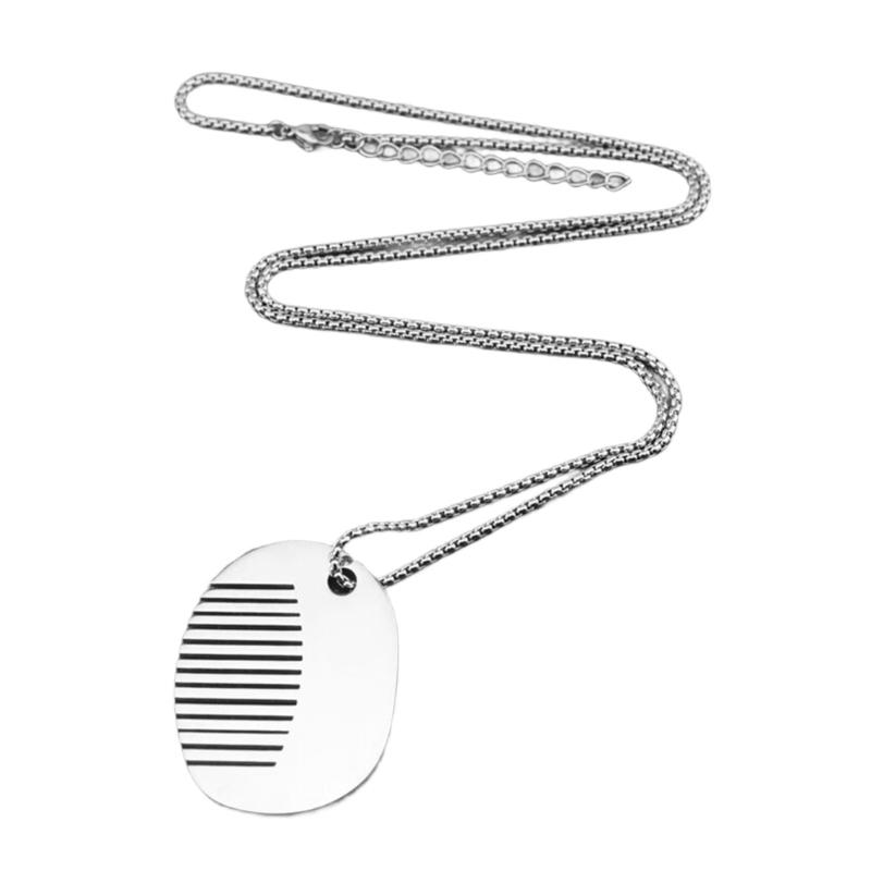 Stylish Comb Pendant Necklace with Comfortable Chain Comfortable Necklace for Youthful Trendsetters and Fashion Lovers