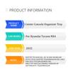 Tucson Car Central Armrest Storage Box For Hyundai Tucson NX4   Accessories Center Console Organizer Containers