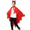 Cosplay Costume Demon Cloak Headband Set Smock Style Party Masquerade Cloth  Children