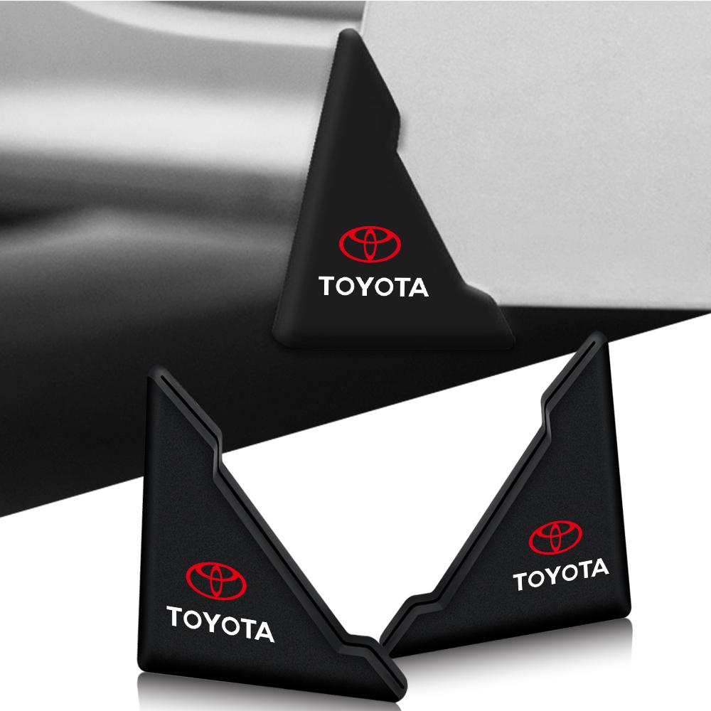 Car Door Angle Corner Cover Bumper Crash Scratch Protector Sticker for Toyota Fortuner Chr Verso Prius Hiace Yaris Trd Corolla