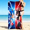 1Pc Sonic Vs Shadow Battle Beach Towel Quick Dry Multiuse For Beach Pool Gym Yoga Home Travel Christmas Halloween Xmas Gift G156