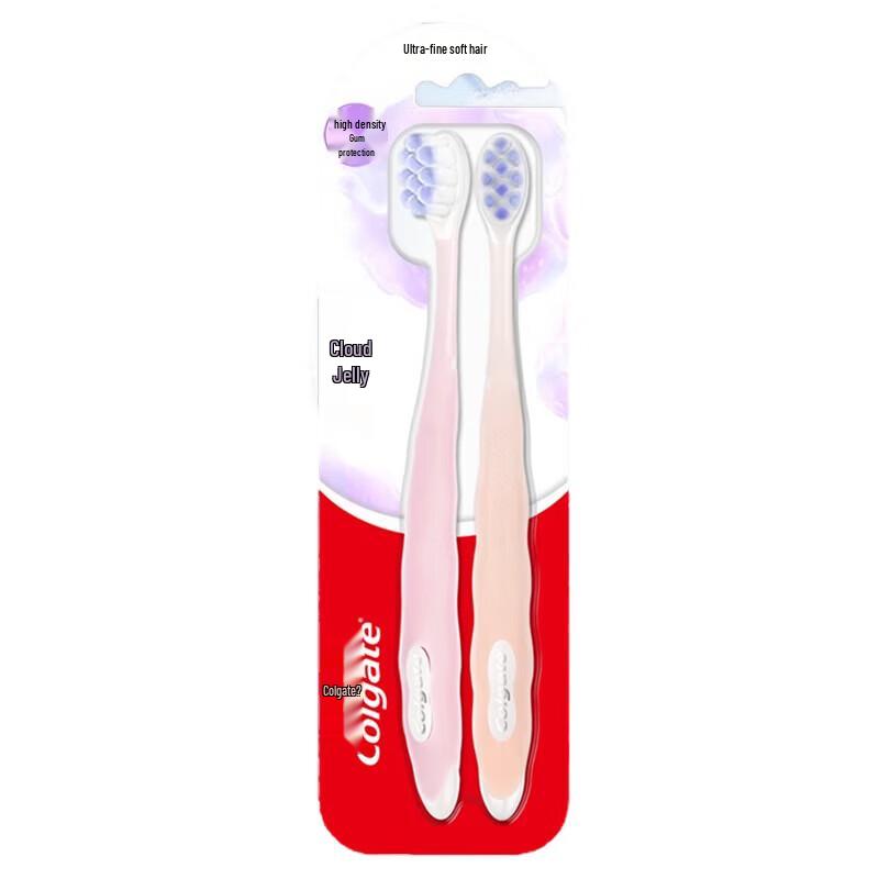Colgate Cloud-Feel Jelly Toothbrush Twin Pack