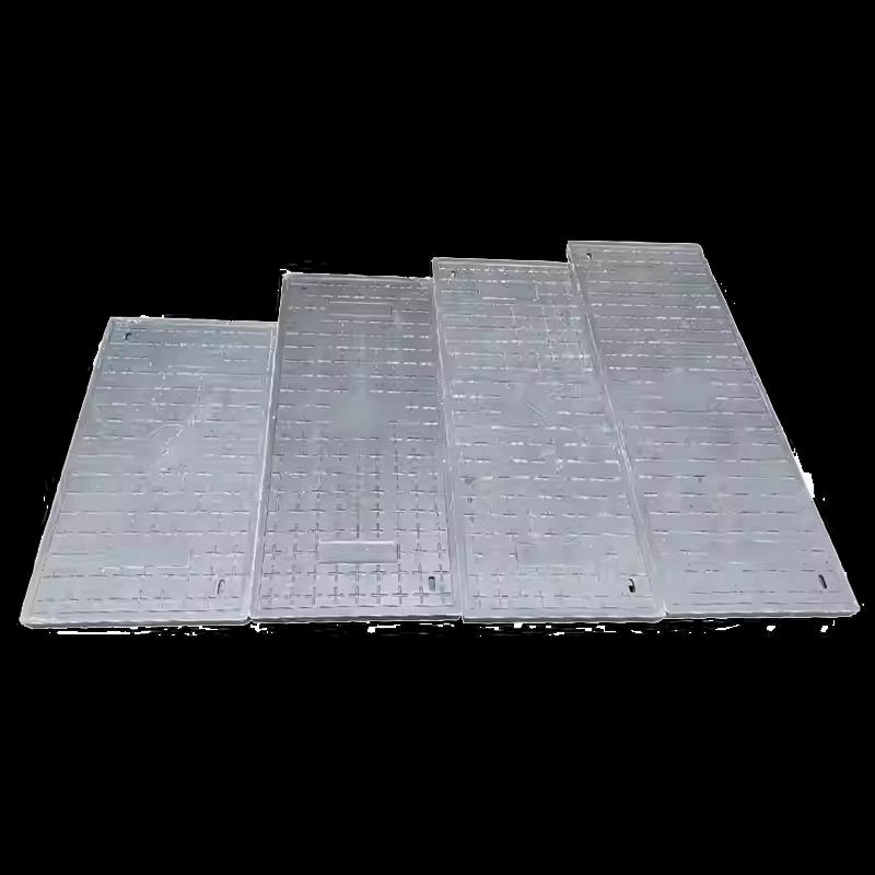 Прямоугольная электрическая крышка люка Guanshi 650x500x40mm