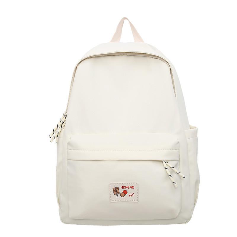 Practical Nylon College Backpack For Girls And Boys With Compact Design And Soft Straps