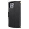 Applicable to Samsung S26 contrasting color splicing lychee pattern mobile phone leather case Note20 flip wallet insert card protective case S25