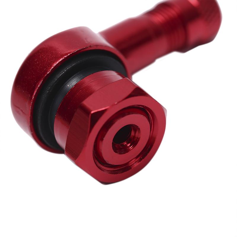 2X Cnc Motocicletă cu unghi de 90 de grade Anvelopă de roată Tubeless Tijă de supapă Aluminiu