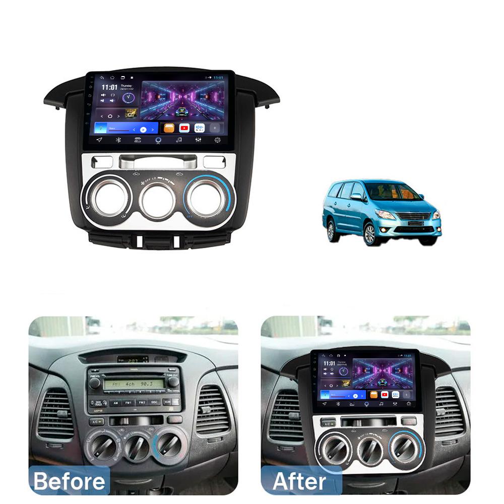 X-REAKO Car Video Player for  Toyota Innova 2007-2010 GPS Navigation Built-in Dsp Carplay Autoradio Android Head Unit