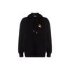 Karl Lagerfeld Outdoor Street Smiley Print Hooded Casual Sweatshirt Unisex Sweatshirt Black 221M1850999