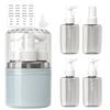 Travel Small Bottle Set Press Bottles 1 Spray Suitable for and Body Wash Ideal Storage Item for Business Trips and Travel [RRJIA-Fa] 4-in-1 (3 +
