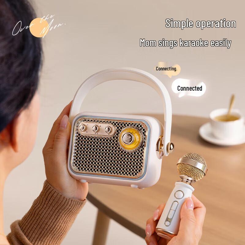 Elvis Presley MW-M1K Portable Bluetooth Karaoke Speaker with Dual Mics