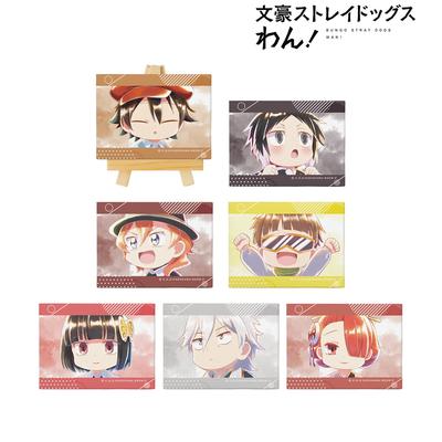 Bungo Stray Dogs Trading Aqua Label 2nd Mini Canvas Board Colleize Official Goods Official License [Official] Wan! Ani-Art ver.B (unit/BOX) [Complete