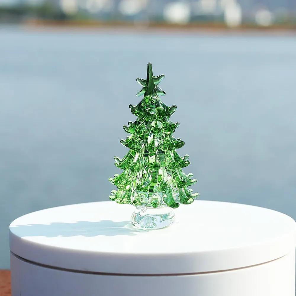 Crystal Christmas Table Tree Decor Holiday New Year Gifts