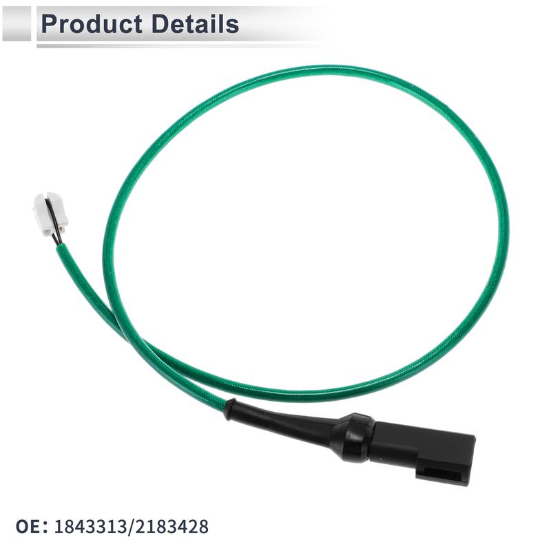 UXCELL 2Pcs Rear Wheel Brake Pad Wear Sensor No.1843313 Disc Brake Pad Wear Indicator Sensor for Ford Transit 2013-2024