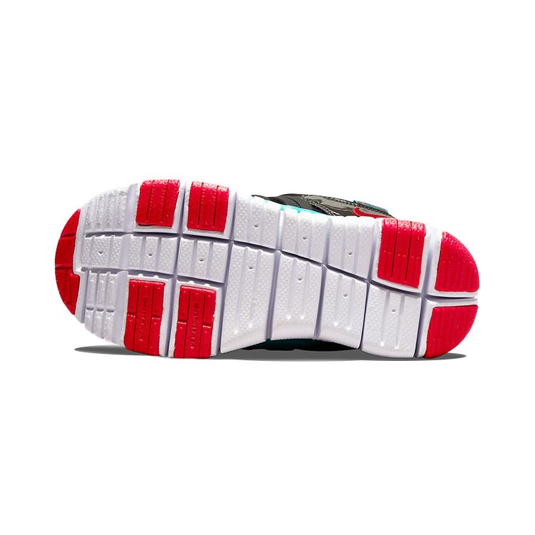 Nike Dynamo Free PreSchool 'Black Siren Red' (Unisex) Black / Medium Ash / Washed Teal / Siren Red Kids' Casual Shoes 343738 029