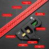 Woodworking Precision Pocket Ruler Metal Slide Ruler T Track Combination Ruler Marking Measuring Tool