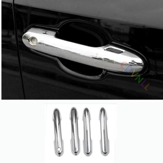 Chrome Car Door Handles Cover Trim 4pcs For Toyota RAV4 2019-2023