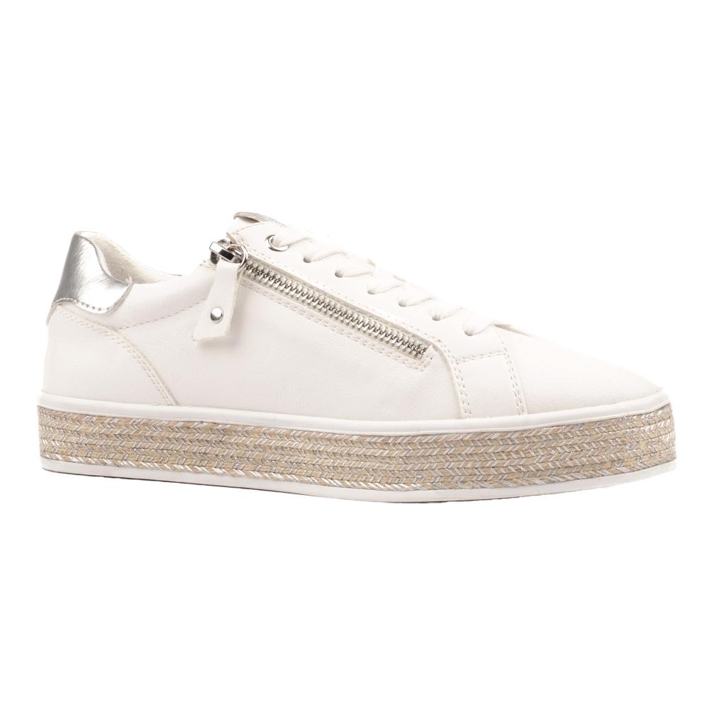 Lunar Womens/Ladies Hallie Faux Leather Trainers