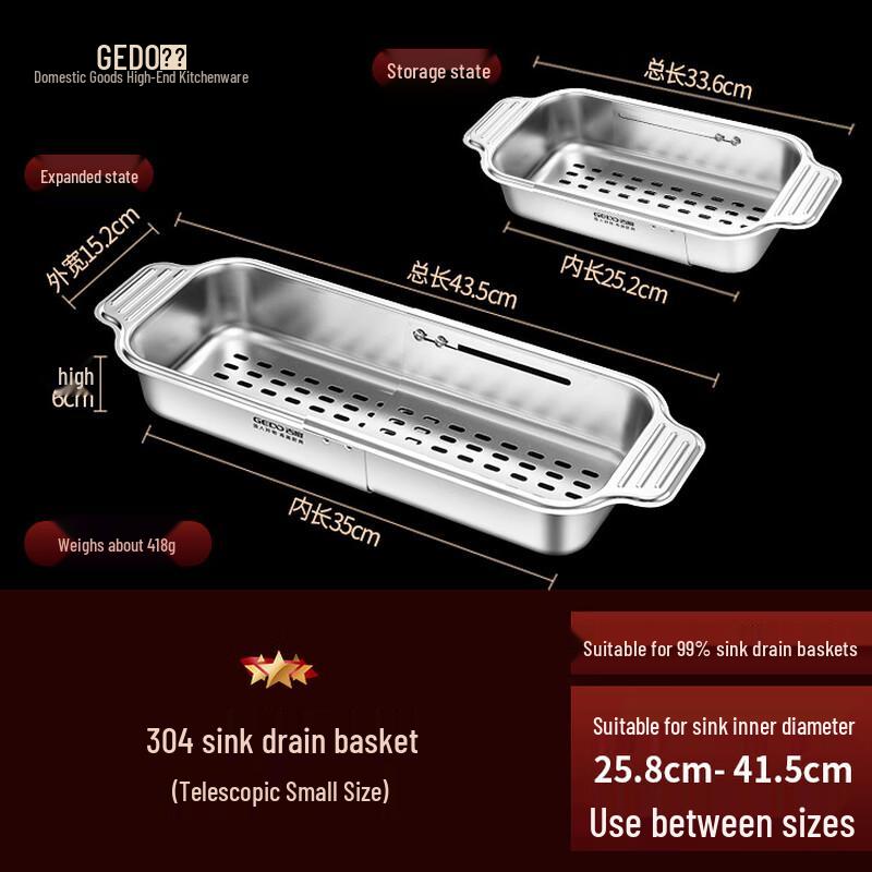 

Розсувна сушарка для посуду над кухонною мийкою