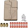 EDC Finger Fidget Toy Ring – Alloy Stress Relief Launcher for Adults with Simulated Pop-Out Action and Soft Capsules