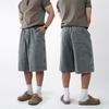 Onl Men 7 Quarter Denim Bermuda Shorts Double Knee Nk Dbp