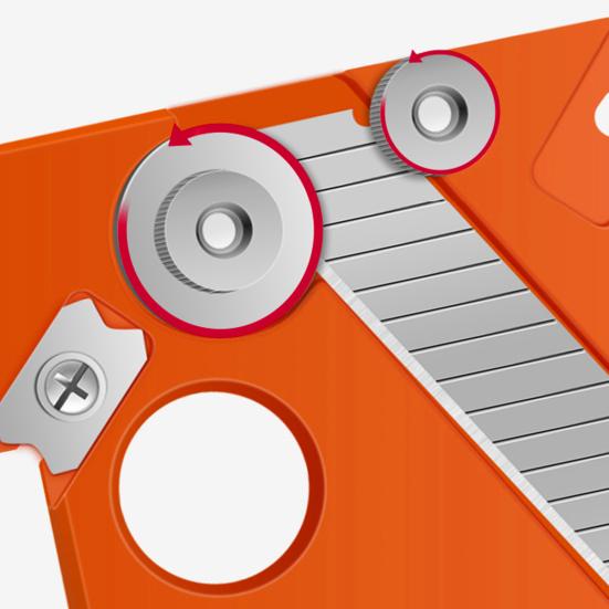 Kantenanleimschneider, Kantenschneider-Werkzeug mit kreisförmigem Kantenschaber, einfache Bedienung, multifunktionales Handtrimmwerkzeug für die Holzbearbeitung