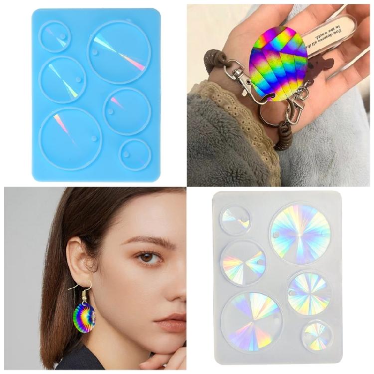 Silicone Mold for Epoxy Casting DIY Craft Rhombus Pendant Decoration Mold Tool