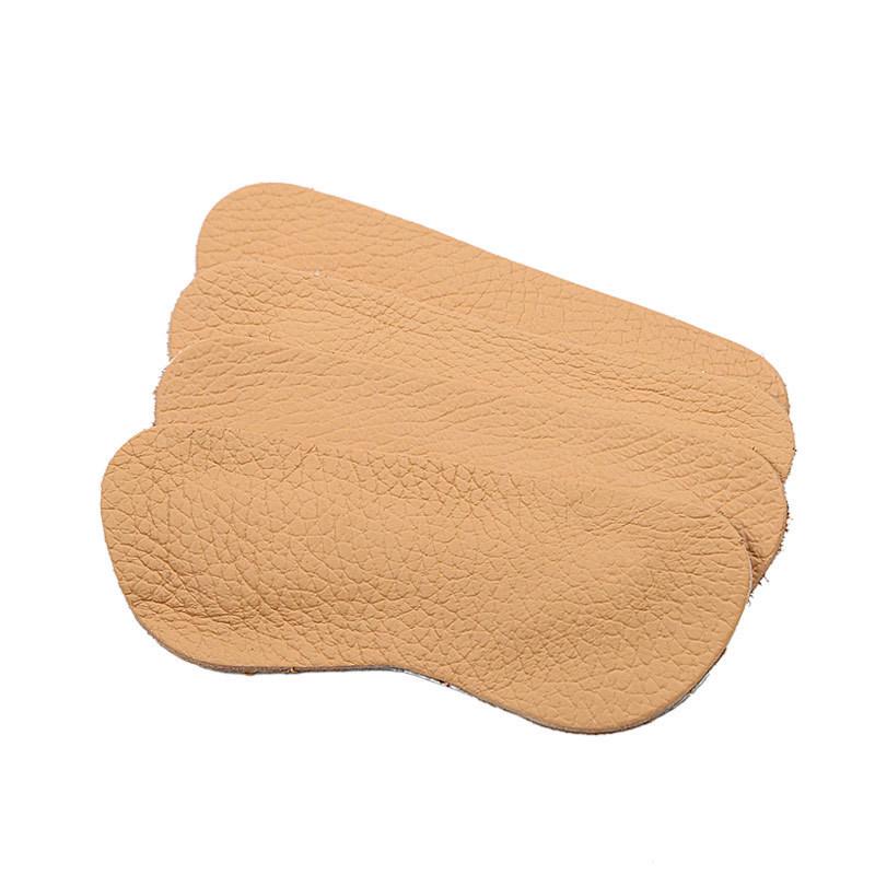 Yellow Cowhide Invisible Heel Pad – Thickened Anti-Wear Foot Protection, Half-Size Shoe Insole One Size коричневый