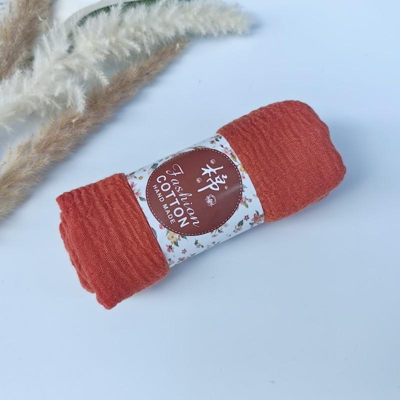 Monochrome Cotton And Linen Scarf, Beard Headscarf, Crumpled Scarf, Shawl, One Piece Will Be Sent On Behalf Of Wj01.