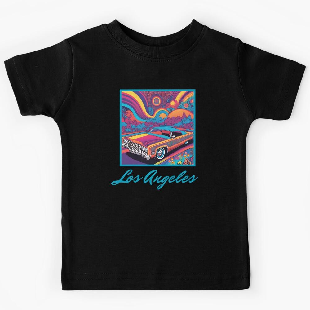 Los Angeles Psychedelic Lowrider Kids T-Shirt 160