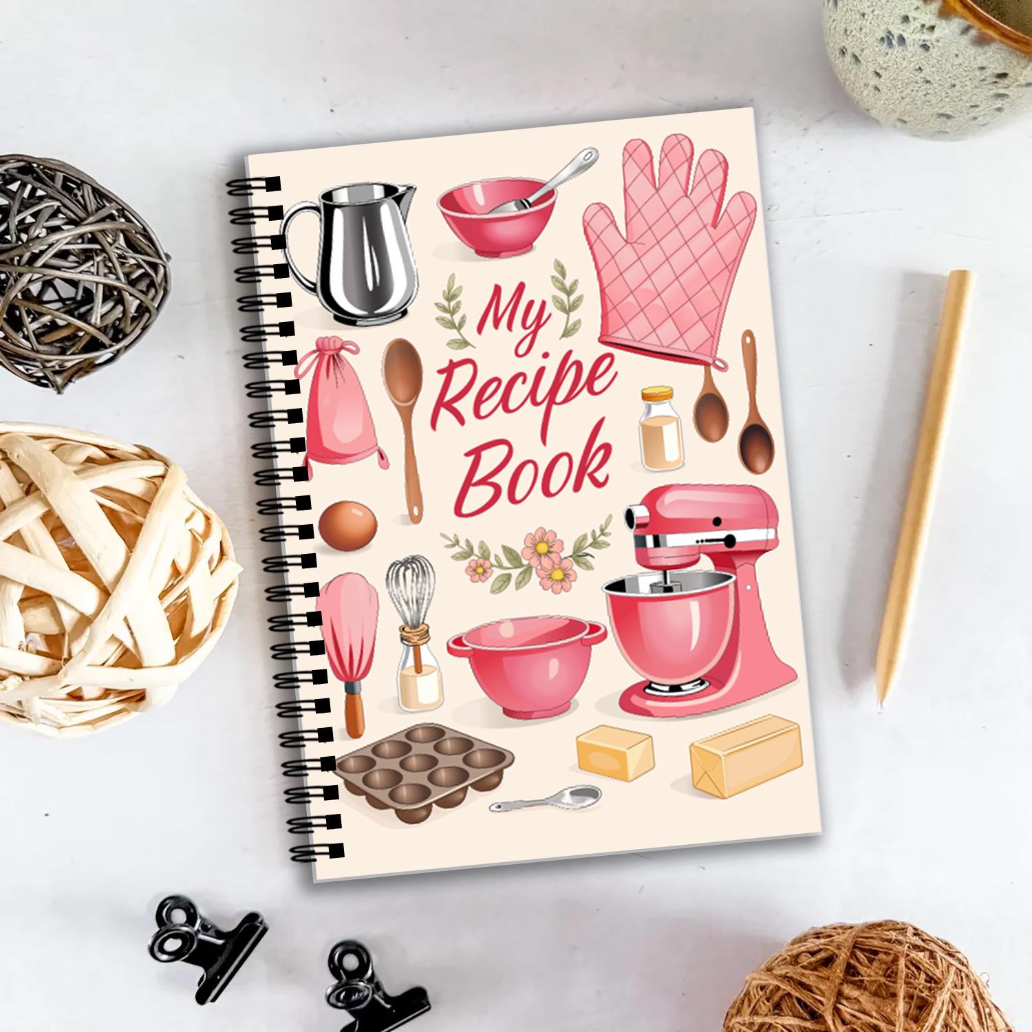 A5 Spiral Recipe Notebook - My Kitchen Cooking Log Book Other