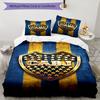 Boca Football Club Printed Pattern Duvet Cover Set – Includes 1 Duvet Cover and 2 Matching Pillowcases Bedroom Decor Christmas Gifts