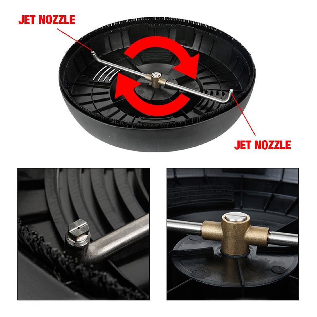 Czarny 1 szt. Myjka ciśnieniowa Okrągła nasadka Wysokociśnieniowa do czyszczenia płaskich powierzchni Akcesoria do myjki ciśnieniowej Myjka ciśnieniowa spalinowa