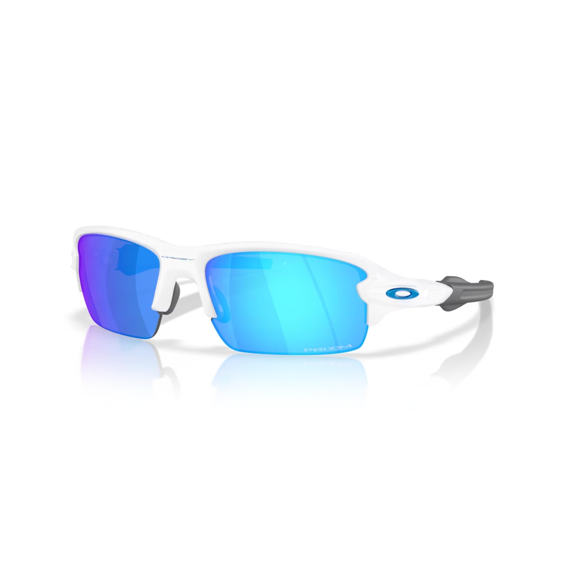 Oakley Sunglasses 0OO9511 FLAK POLISHED WHITE PRIZM SAPPHIRE 95110259 S Polarized [Oakley] 2.0