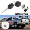 Fuel Door Cylinder Keys Set Lock Cylinder Kit Fits For 1995-2004 Toyota Tacoma K