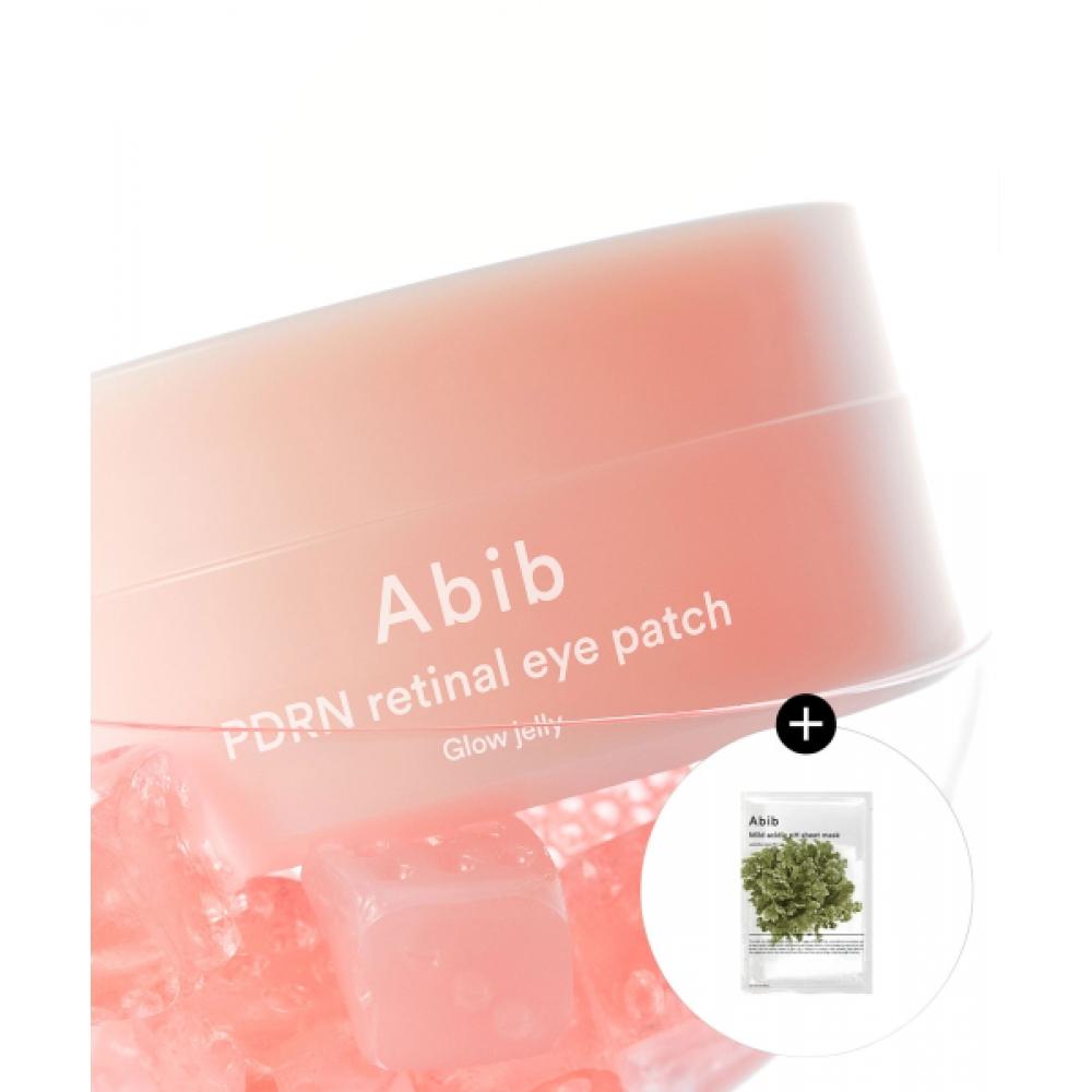Abib Pdrn Retinal Eye Patch Glow Jelly 60ea + Mildly Acidic Fit Mask Pack 1ea NONE