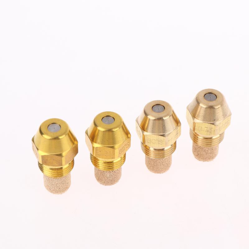 Brass Fuel Oil Nozzle High Heat Resistant High Precision for Agricultural Greenhouse Boiler Heating Oil Burners